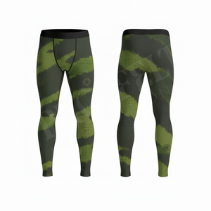 Équipement de fitness personnalisé, leggings de compression pour le yoga, sur mesure, taille haute, pantalon de sport respirant à séchage rapide pour hommes - Product Image 5
