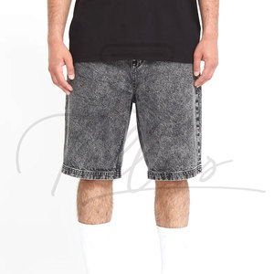 Pantalones Cortos de Mezclilla Casuales para Hombre 2026, Personalizados, Transpirables, de Secado Rápido, Cintura Media, Cierre de Botones, Lavado Ácido - Product Image 1