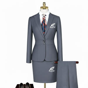 Trajes Elegantes Estilo Vintage Personalizados OEM 2026 para Mujeres de Tallas Grandes, para Eventos Formales, Negocios e Iglesia, con Posición para Logotipo Frontal - Product Image 4