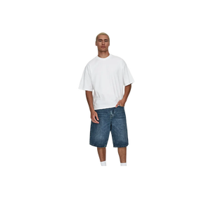 T-shirt en coton blanc pour homme, manches courtes, col rond, coupe classique, jersey décontracté, couleur unie - Product Image 3