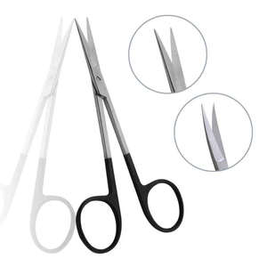 Ciseaux Iris à usage unique en acier inoxydable, ensemble d'instruments chirurgicaux dentaires manuels - Product Image 1