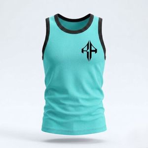 Débardeur pour homme, style décontracté, qualité supérieure, design personnalisé, technique d'impression, matière 100% coton par RIVIAN ATLANTIC - Product Image 4