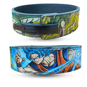 Professional Genuine Leather Gym Belt Lever Buckle <b>Strength</b> <b>Training</b> Belt Weight Lifting Belt - Product Image 3