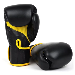 Gants de boxe professionnels haut de gamme OEM ODM en cuir PU pour l'entraînement sportif, les arts martiaux, la gym et le kickboxing - Product Image 1