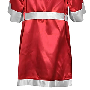 Nouvelle Collection – Robe de Boxe Professionnelle Personnalisable en Satin de Polyester Couleur Unie – Vente Chaude – Vêtements d'Arts Martiaux en Gros - Product Image 5