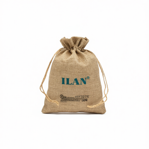 ถุงปอกระเจา 13x18 ซม. แบบมีเชือกผูก สำหรับใส่ของขวัญและงานฝีมือ - Product Image 1