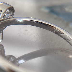 Bague en diamant de laboratoire avec nœud papillon, platine, luxe, délicate, pour femme, anniversaire, certifiée IGI, cadeau de créateur, bijoux fins - Product Image 5