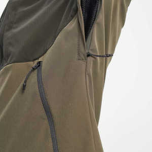 <b>Men's</b> Hooded Puffer <b>Jacket</b> Color Blocking Black Brown Windproof <b>Casual</b> <b>Summer</b> Zipper Closure Spandex/Polyester Shell 220g - Product Image 4