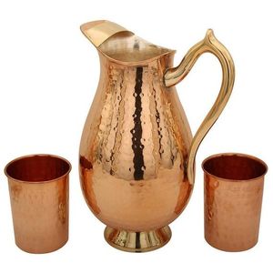 High Grade Solid Copper Moscow Mule Mug Handmade Hammered Drinkware for Cocktail Beer Water Juice Kitchen Bar Export Supplier - Product Image 1