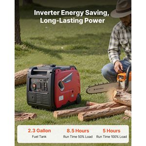 Generatore Inverter Silenzioso da 4200W di Potenza di Picco con Avviamento Elettrico per Uso Domestico e Esterno, Attrezzatura di Generazione a Gas - Product Image 3