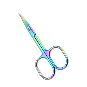 Tijeras Profesionales para Cejas con Hoja Recta, Logotipo y Color Personalizados, Venta al Por Mayor, Afiladas - Product Image 5