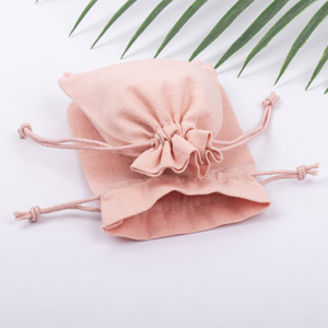 Natural Cotton <b>Drawstring</b> <b>Pouch</b> Bag Personalized Organizer Sustainable For Promotional Branding Retails Favour - Product Image 2