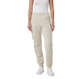 Pantalon de jogging cargo pour femme, taille haute élastique, style streetwear décontracté avec poches, logo personnalisé, vente en gros OEM - Product Image 2