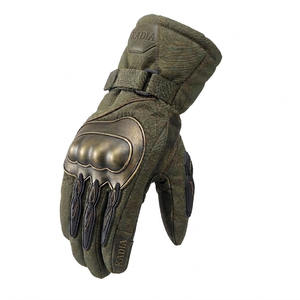 Gants de motard en cuir professionnels KADIA, imperméables, tactiques, pour l'hiver, pour hommes, style vintage, équipement de protection unisexe - Product Image 3