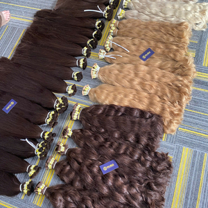 Cheveux humains blonds en gros, 100% naturels, cheveux vietnamiens bruts, qualité supérieure, cheveux vierges, super double drawn, logo personnalisé - Product Image 2