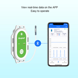 Enregistreur de données de température et d'humidité sans fil étanche IP67 avec surveillance à distance en temps réel via application pour la chaîne du froid et les congélateurs - Product Image 1