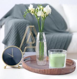 Plateau de service en bois d'acacia massif, grand plateau de service pour le petit-déjeuner, le thé, le café, pour la maison et l'hôtel - Product Image 3