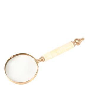 Loupe en métal argentée pour la lecture de journaux et de livres, artisanat décoratif, loupe antique pour l'inspection, style personnalisé - Product Image 3