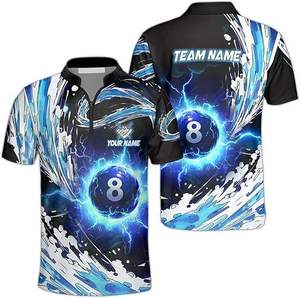 เสื้อโปโลชาย พิมพ์โลโก้ได้ เสื้อคุณภาพเยี่ยม โพลีเอสเตอร์ 100% เสื้อยืดเปล่าสำหรับสกรีน เสื้อโปโล เสื้อยืดโปโล เสื้อโปโลสำหรับเล่นกอล์ฟ - Product Image 6