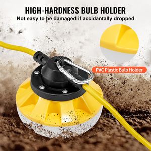 Luce da Lavoro per Cantieri 50FT, 50W 5000LM, IP65 Impermeabile, 5 Luci a Stringa con Ganci per Sospensione - Product Image 4