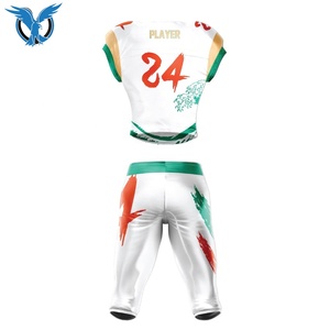 Maillot de football américain personnalisé, uniforme d'équipe de qualité supérieure, imprimé numériquement, manches courtes, polyester à séchage rapide, vêtements de sport unisexes pour adultes - Product Image 3