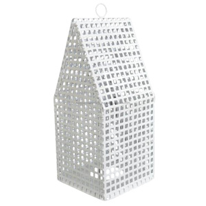 Bougeoir Votif Rond en Fer Lot de 2 Pièces Revêtement en Poudre Noire Finition Suspendue Décoration de la Maison Avec Autres Bougeoirs - Product Image 2