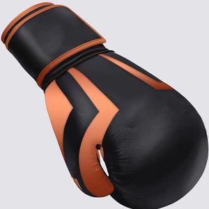 Premium Matte PU Leather Boxing <b>Gloves</b> Custom Logo Gym Training Heavy Bag Sparring Mitts For Men Women Target Sports Wholesale - Product Image 3