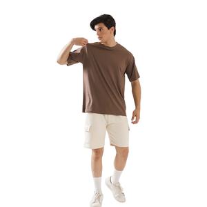 เสื้อยืดคอกลมทรงหลวม แบรนด์สั่งทำพิเศษ ผ้าคอตตอน 100% หนัก 250 แกรม ผลิตในปากีสถาน ราคาถูก - Product Image 2