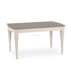 Modern 6 Piece <b>Dining</b> Room Set With Cross Back Chairs And <b>Extendable</b> <b>Wood</b> <b>Table</b> Farmhouse Design For Home Furniture - Product Image 3