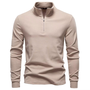 Nouveau Pull Décontracté Homme 2026 en Softshell Coupe-Vent à Col Montant, Manches Longues, Demi-Zip, Respirant, Chaud et Anti-UV - Product Image 3