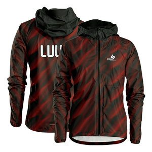 Wholesale Custom Sublimation Windbreaker <b>Jacket</b> Hooded <b>Men</b> Waterproof Lightweight <b>Running</b> Training Team Sports <b>Jacket</b> - Product Image 4