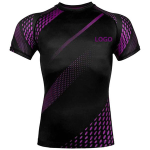 Custom Spandex/Polyester Rash Guard <b>Athletic</b> Shirt Quick Dry Lightweight Features for Slim-Fit Unisex Fitness Running Cross - Product Image 4