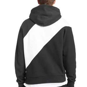 เสื้อสวมหัวแขนยาวแบบกําหนดเองกระเป๋าจิงโจ้ขนแกะผ้าฝ้ายบล็อกสีหนาไล่ซับหนึ่งเสื้อกันหนาวหมวกจัมเปอร์เสื้อกันหนาวหมวกแบบพลิกกลับได้ - Product Image 6