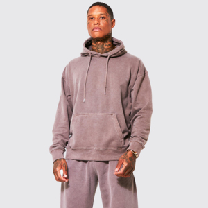 Ensemble de survêtement unisexe grande taille pour l'hiver, jogging 100% coton molletonné, imprimé personnalisé, streetwear léger à manches longues et capuche - Product Image 3