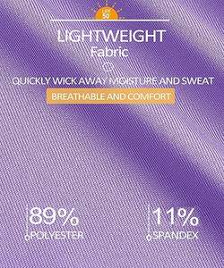 Polos et t-shirts légers, respirants, de couleur violette, personnalisés pour le sport et le golf, pour femmes, fabriqués au Pakistan. - Product Image 5