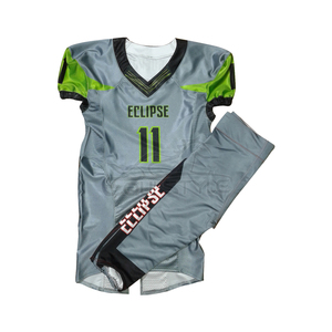 Uniformes de Fútbol Americano, Conjunto de Camiseta y Pantalones Cortos Transpirables con Estampado, Diseños Personalizados para Equipos Adultos, Proveedor OEM al por Mayor, Ropa Deportiva para Equipos - Product Image 1