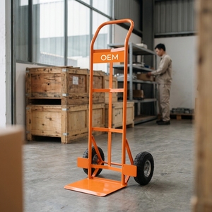 Chariot à commande manuelle à deux poignées, pneus pneumatiques, usage intensif, certifié ISO Vietnam, normes internationales, prix compétitif, vente chaude - Product Image 1