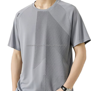 Camiseta de Hombre de Alta Calidad, Talla Grande, Ligera, 100% Algodón, 220 GSM, Suave, Cómoda, Transpirable, de Secado Rápido, Manga Corta, Informal - Product Image 3