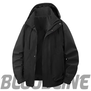 Waterproof light blue hooded <b>jacket</b> Printed full sleeve winter wear Unisex motorcycle <b>racing</b> <b>jacket</b> - Product Image 5