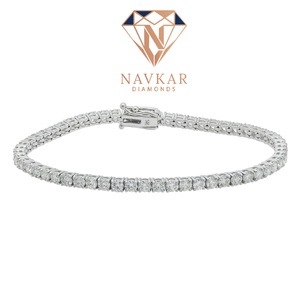 <b>Top</b> Quality Silver Moissanite Bracelet Iced Out Hip Hop Jewelry Moissanite Diamond Cuban Bracelet for Party Wear - Product Image 3