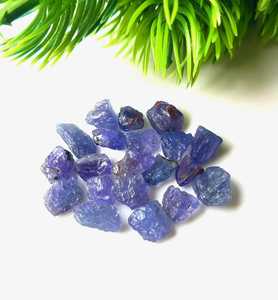 Natural <b>Raw</b> Tanzanite Rough Gemstone Blue <b>Crystal</b> Healing Stone Gift For Her Jewelry Making December Birthstone - Product Image 5