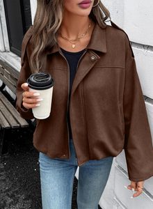 Chaqueta de Motociclista de Cuero Genuino Acolchada Negra para Mujer, Ajustada, Elegante, con Acolchado Protector, Silueta Delgada, Estilo Urbano - Product Image 6