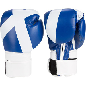 Factory Manufactured Custom Logo Boxing <b>Gloves</b>-Genuine Leather & PU 8oz-16oz Sizes Durable Kicking Design for MMA Training - Product Image 1