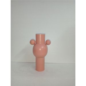 Modern Pink Metal <b>Vase</b> Nordic Decorative Flower Pot Luxury Minimalist Bud <b>Vase</b> Centerpiece for Wedding Home Table Decor <b>Vases</b> - Product Image 2