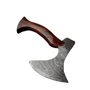 Handmade Forged High Carbon Steel Viking Pizza <b>Axe</b> Wood Nylon <b>Handle</b> | Mini Hatchet Style Pizza Cutter Kitchen THEWIZ CRAFTS - Product Image 5