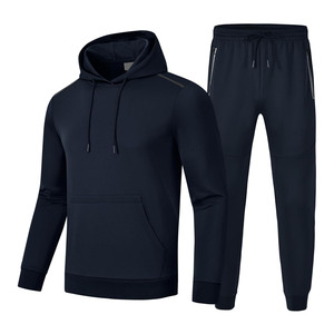 Survêtements confortables en polyester/coton, personnalisables, pour l'hiver, vêtements de sport décontractés de haute qualité pour hommes, en vente. - Product Image 1