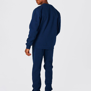 Custom <b>Men's</b> Crew Neck <b>Sweat</b> <b>Suits</b> Casual Plain Cotton Tracksuits Sets Jogging Warm Soft Plus Size Tracksuits <b>for</b> <b>Men's</b> - Product Image 4