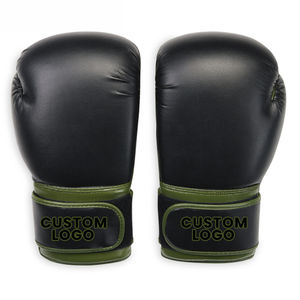High Quality Custom Red Gym Boxing <b>Gloves</b> Training Leather with Custom PVC Logo <b>Fitness</b> MMA Colors for Martial Arts Boxing - Product Image 2