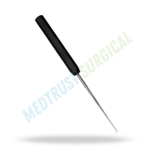 Curette annulaire antérieure 18 pouces 460 mm, instrument de chirurgie neuro-spineuse pour l'élimination des disques lombaires et le curettage tissulaire - Product Image 4