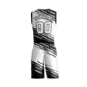 Conjunto de Uniforme de Baloncesto Deportivo, Uniformes de Jersey para Correr, Unisex, Reversible, con Diseño Sublimado, Transpirable, 100% Poliéster - Product Image 2
